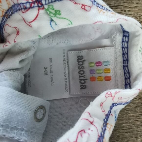 3/$15 Absorba sleeper/romper 3-6 m - Picture 4 of 5